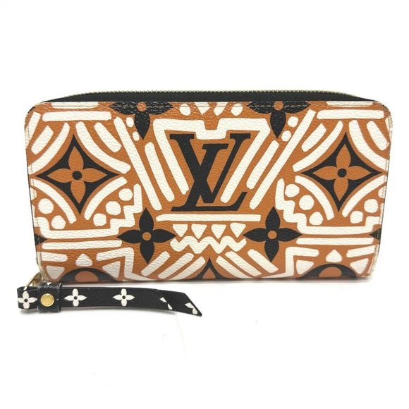 Auth LOUIS VUITTON M69437 Monogram LV Clafoutis Zippy Wallet Long Wallet Brown - Picture 1 of 15